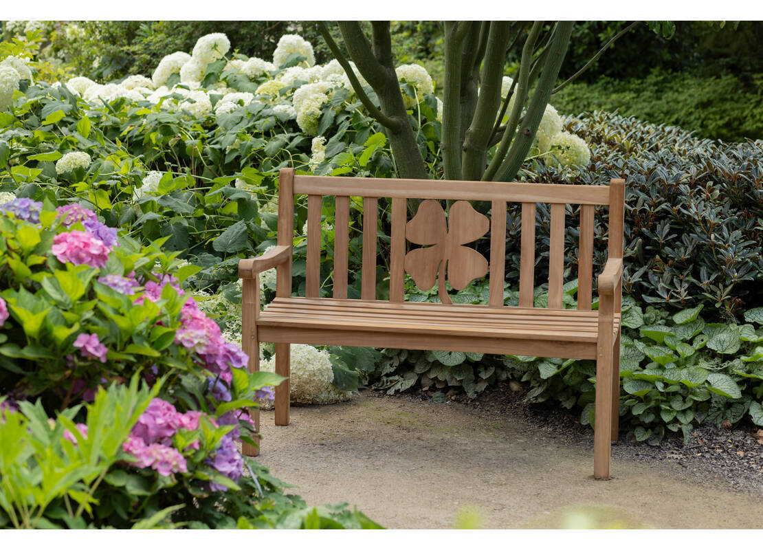 Produktbild Gartenbank "Kleeblatt"